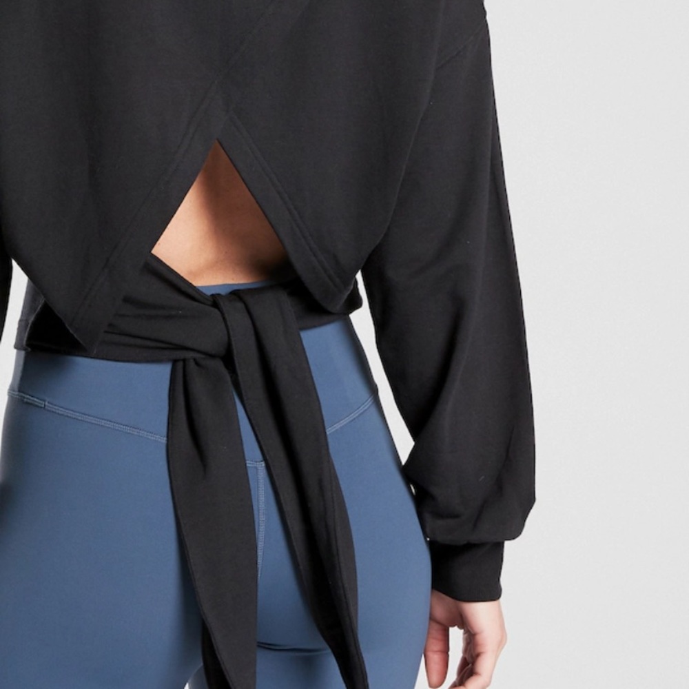 Athleta bow tie back sweatshirt!!